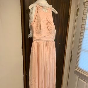 Bill Levkoff pale pink dress